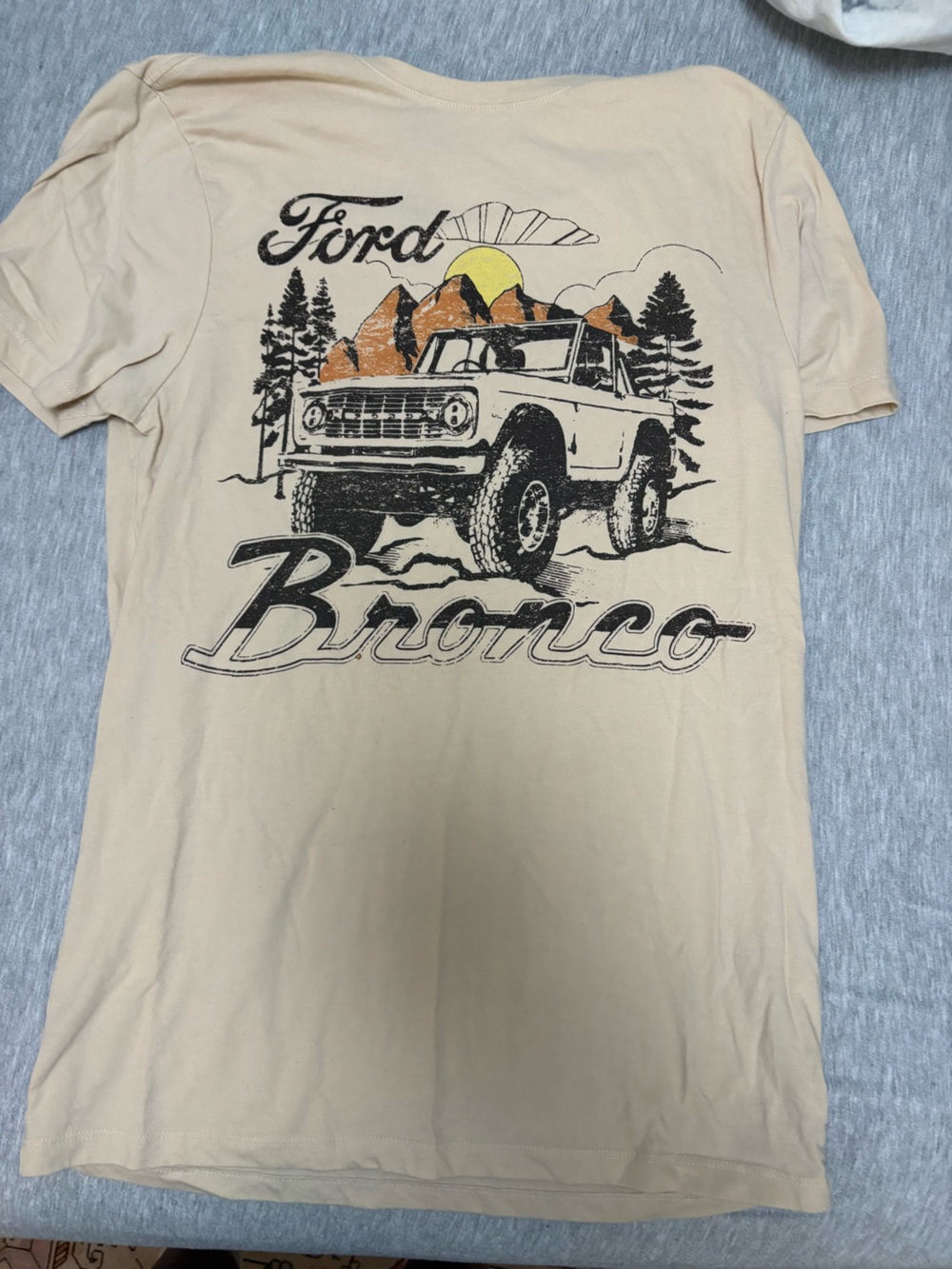 Goodfellow & Co Tan Ford Bronco Graphic Tee